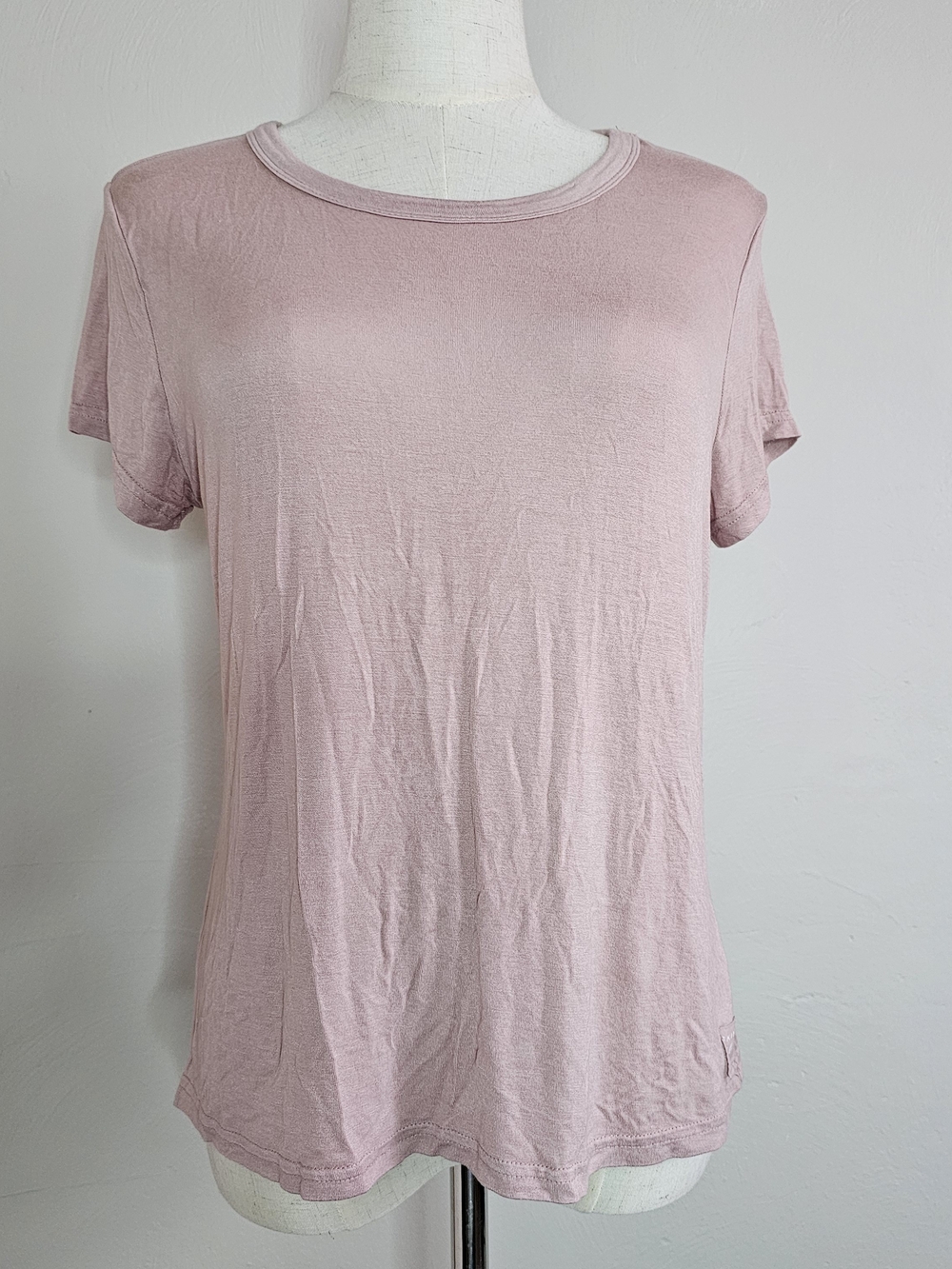 Danskin Dusty Rose Short Sleeve Crewneck Tee